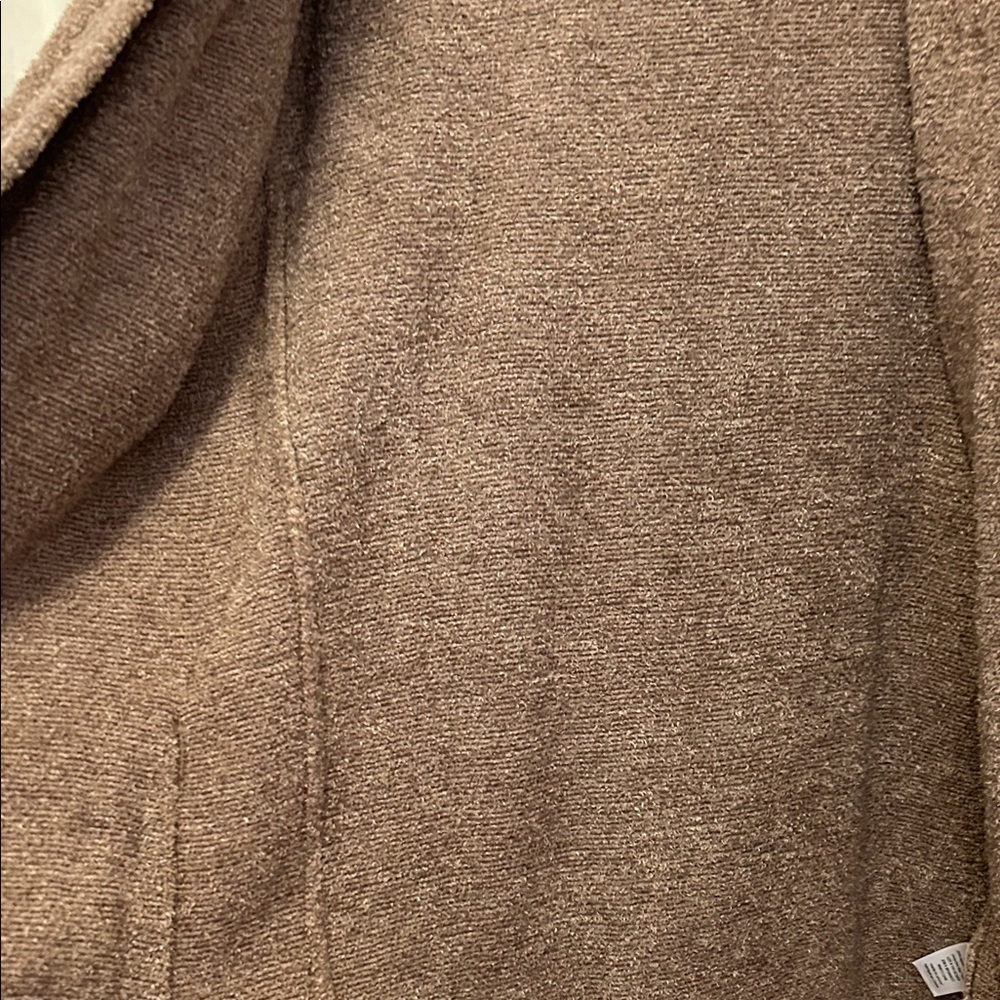 Barefoot Dreams Cardigan Women’s Small Soft Brown Open Front Comfy Cozy Duster - Picture 7 of 12